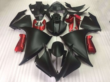 Carenado R1 09-11 - Negro Mate Brillante Rojo