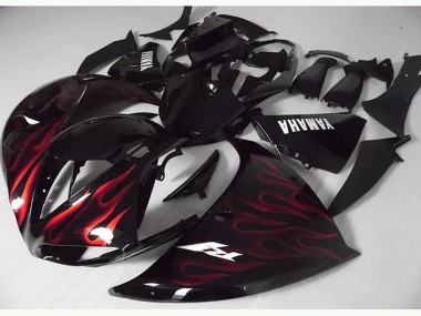 Carenado R1 09-11 - Rojo Negro Llama