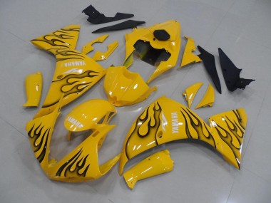 Carenado R1 12-14 - Amarillo Negro Llama