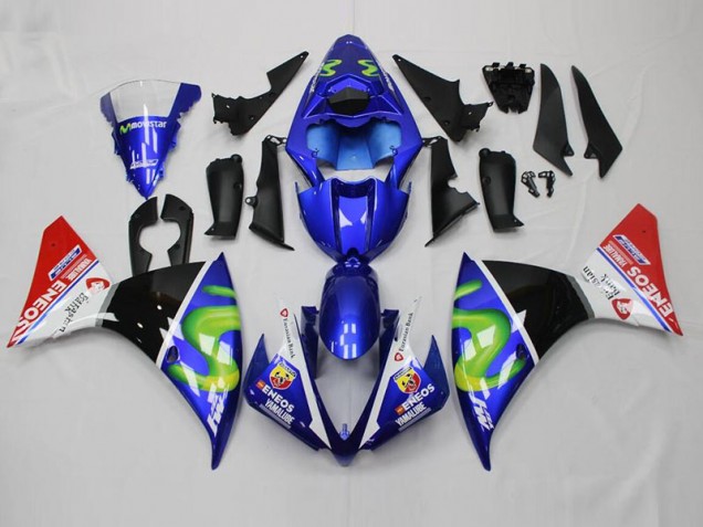 Carenado R1 12-14 - Azul Blanco Negro Rojo Carenado R1 12-14 - Azul Blanco Negro Rojo
