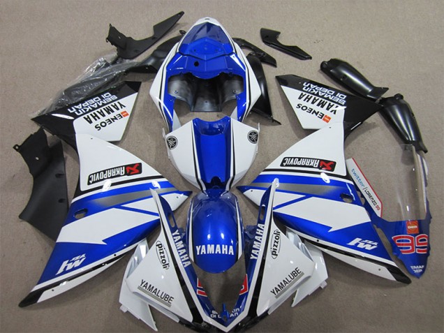 Carenado R1 12-14 - Azul Blanco Pizzoli Carenado R1 12-14 - Azul Blanco Pizzoli