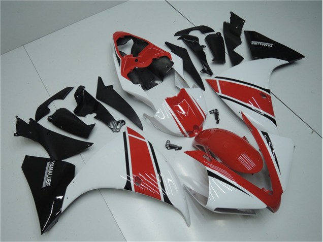 Carenado R1 12-14 - Blanco Rojo Negro Carenado R1 12-14 - Blanco Rojo Negro