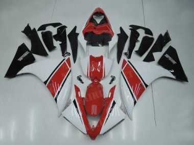 Carenado R1 12-14 - Blanco Rojo Negro