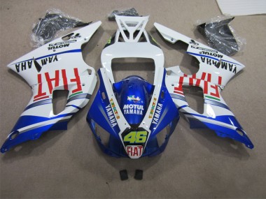 Carenado R1 98-99 - Azul Blanco Motul Fiat 46