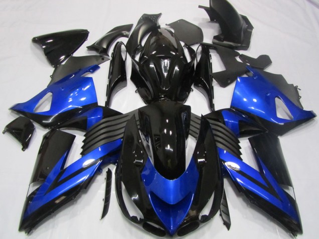 Carenado ZX14R ZZR 1400 06-11 - Azul Negro Carenado ZX14R ZZR 1400 06-11 - Azul Negro