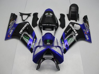 Carenado ZX6R 03-04 - Azul Monster