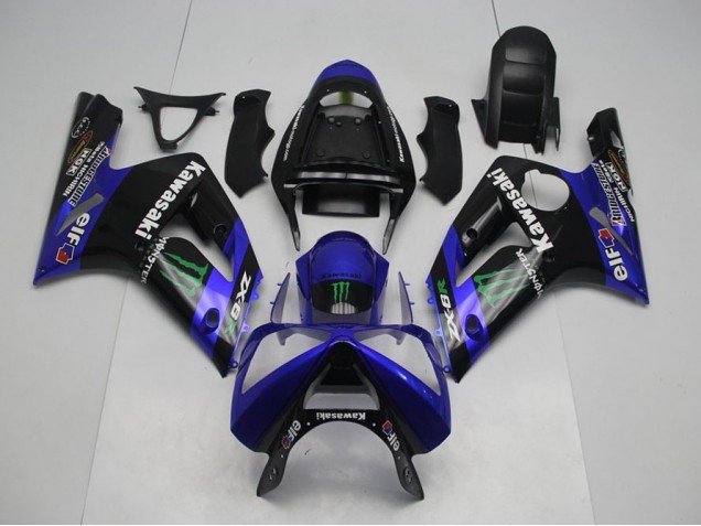 Carenado ZX6R 03-04 - Azul Monster