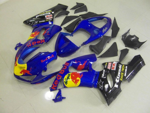 Carenado ZX6R 05-06 - Azul Red Bull