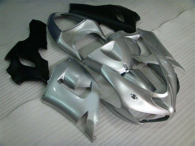 Carenado ZX6R 05-06 - Plata Negro Carenado ZX6R 05-06 - Plata Negro