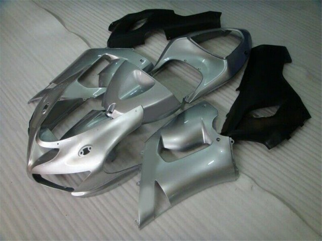 Carenado ZX6R 05-06 - Plata Negro Carenado ZX6R 05-06 - Plata Negro