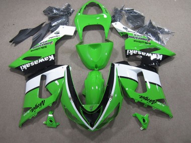 Carenado ZX6R 05-06 - Verde Blanco Negro Ninja 636