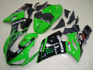 Carenado ZX6R 05-06 - Verde Monster