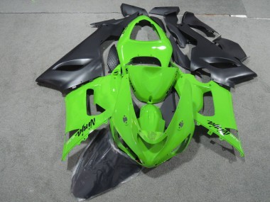 Carenado ZX6R 05-06 - Verde Negro Ninja 636