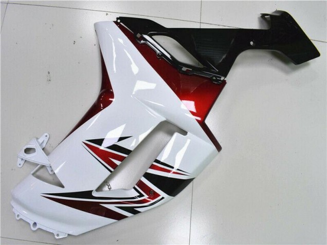 Carenado ZX6R 07-08 - Blanco Negro Rojo