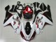 Carenado ZX6R 07-08 - Blanco Negro Rojo
