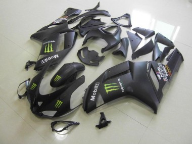 Carenado ZX6R 07-08 - Negro Mate Monster