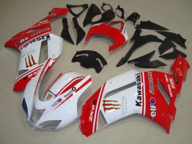 Carenado ZX6R 07-08 - Rojo & Blanco