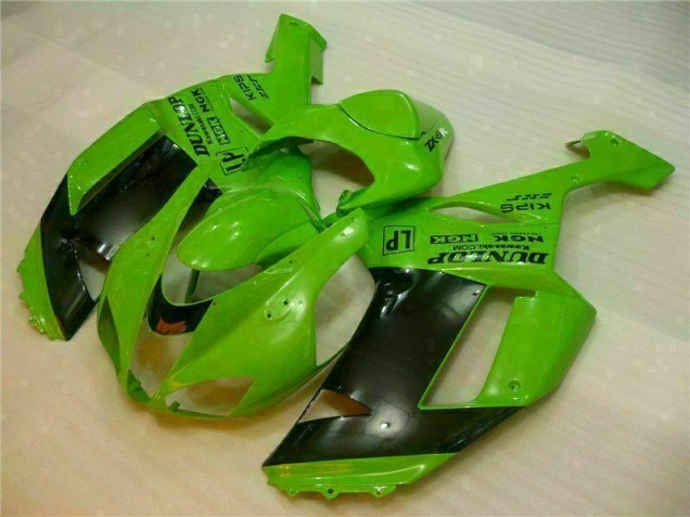 Carenado ZX6R 07-08 - Verde Negro Dunlop Carenado ZX6R 07-08 - Verde Negro Dunlop