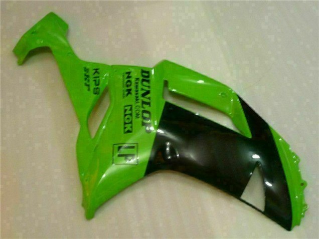 Carenado ZX6R 07-08 - Verde Negro Dunlop Carenado ZX6R 07-08 - Verde Negro Dunlop