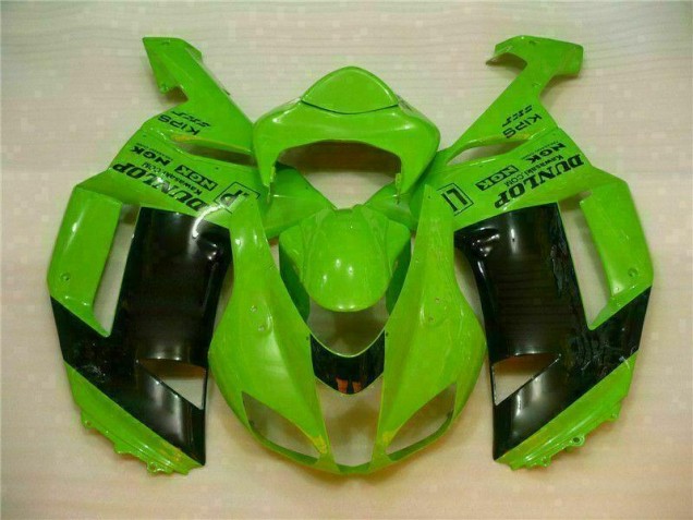 Carenado ZX6R 07-08 - Verde Negro Dunlop Carenado ZX6R 07-08 - Verde Negro Dunlop