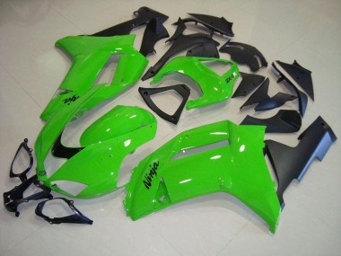 Carenado ZX6R 07-08 - Verde Negro Mate