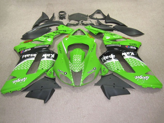 Carenado ZX6R 07-08 - Verde Touch 4 Carenado ZX6R 07-08 - Verde Touch 4