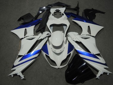 Carenado ZX6R 09-12 - Blanco Azul