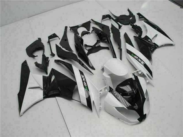 Carenado ZX6R 09-12 - Negro Blanco Carenado ZX6R 09-12 - Negro Blanco