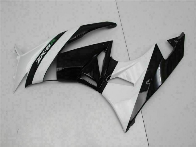 Carenado ZX6R 09-12 - Negro Blanco Carenado ZX6R 09-12 - Negro Blanco