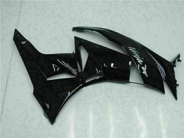 Carenado ZX6R 09-12 - Negro Blanco Ninja 636