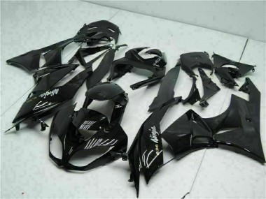 Carenado ZX6R 09-12 - Negro Blanco Ninja 636