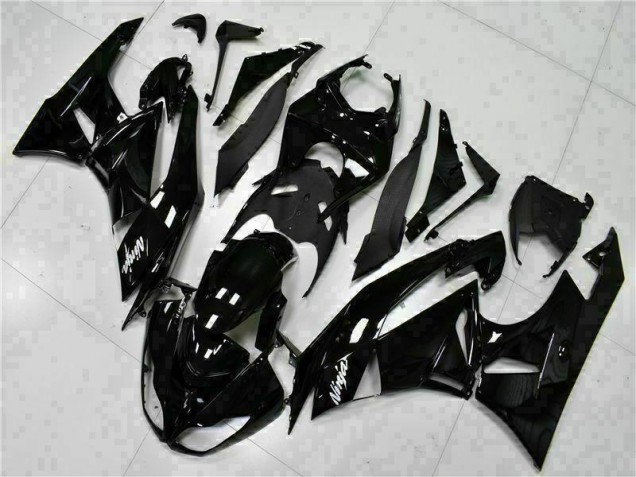 Carenado ZX6R 09-12 - Negro Blanco Ninja Carenado ZX6R 09-12 - Negro Blanco Ninja