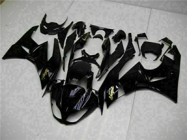 Carenado ZX6R 09-12 - Negro Oro Ninja Carenado ZX6R 09-12 - Negro Oro Ninja