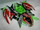 Carenado ZX6R 09-12 - Negro Rojo Verdecard Carenado ZX6R 09-12 - Negro Rojo Verdecard