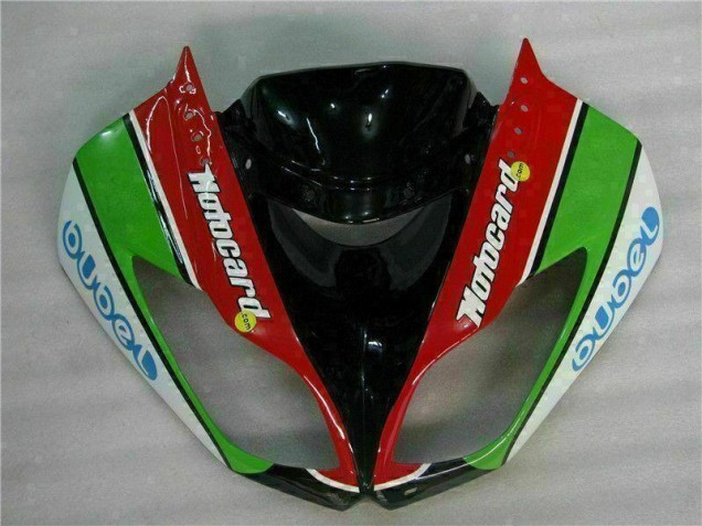 Carenado ZX6R 09-12 - Negro Rojo Verdecard Carenado ZX6R 09-12 - Negro Rojo Verdecard