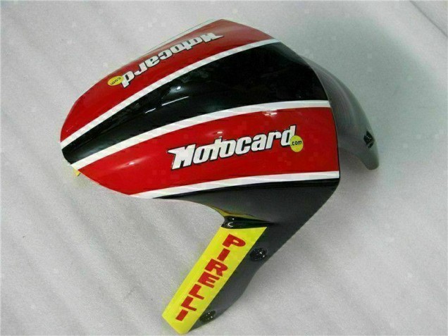 Carenado ZX6R 09-12 - Negro Rojo Verdecard Carenado ZX6R 09-12 - Negro Rojo Verdecard
