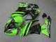 Carenado ZX6R 09-12 - Negro Verde 3M Touch4