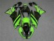 Carenado ZX6R 09-12 - Negro Verde 3M Touch4