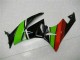 Carenado ZX6R 09-12 - Negro Verde Roja Carenado ZX6R 09-12 - Negro Verde Roja