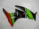 Carenado ZX6R 09-12 - Negro Verde Roja Carenado ZX6R 09-12 - Negro Verde Roja
