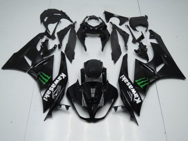 Carenado ZX6R 09-12 - Negro con Monster