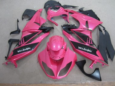 Carenado ZX6R 09-12 - Rosa Negro Monster