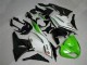 Carenado ZX6R 09-12 - Verde Negro Blanco 25 Carenado ZX6R 09-12 - Verde Negro Blanco 25