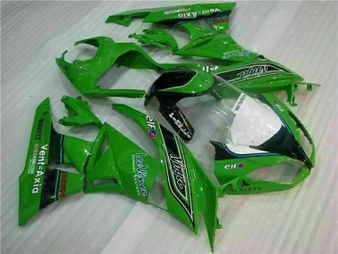 Carenado ZX6R 09-12 - Verde Negro LeoVince