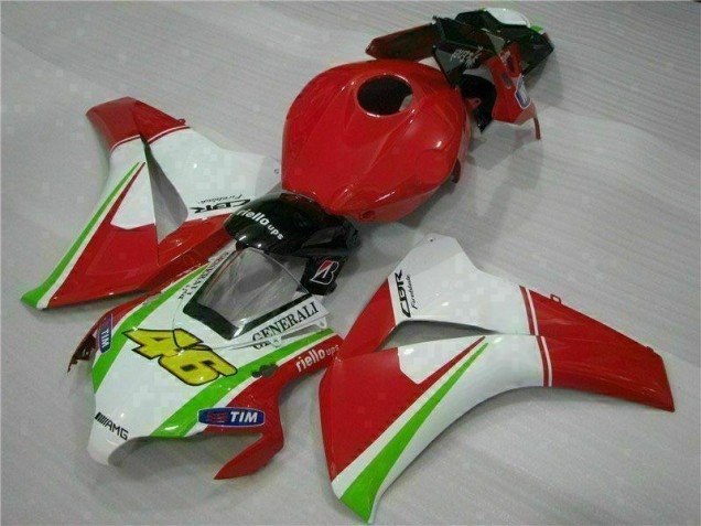 Carrocería CBR 1000 RR 08-11 - Rojo Blanco Carrocería CBR 1000 RR 08-11 - Rojo Blanco