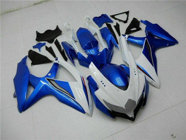 Carrocería GSXR 600 / 750 K8 08-10 - Azul Blanco
