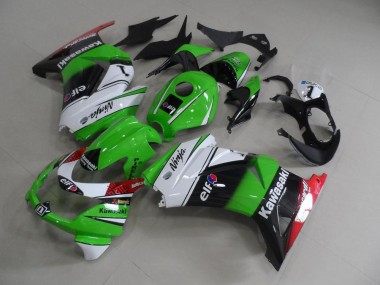 Carrocería ZX 250R 08-12 - Verde Blanco Negro