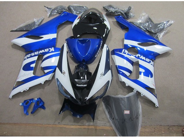 Carrocería ZX6R 05-06 - Azul Blanco