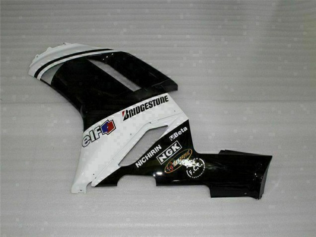 Carrocería ZX6R 07-08 - Negro Blanco Carrocería ZX6R 07-08 - Negro Blanco