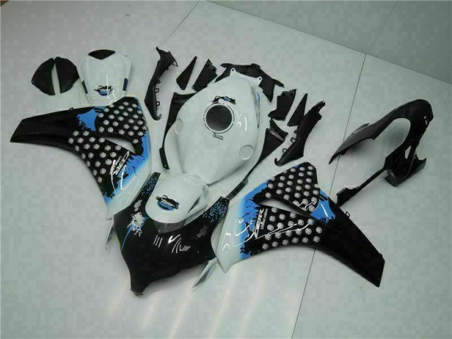 Inyección Kit Carenado CBR 1000 RR 08-11 - Blanco Negro Inyección Kit Carenado CBR 1000 RR 08-11 - Blanco Negro